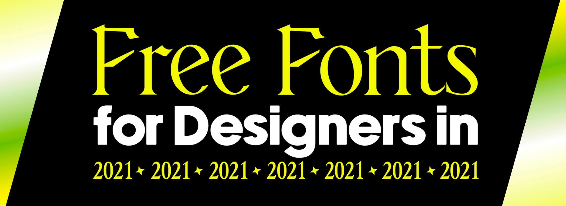 Free Fonts for Design